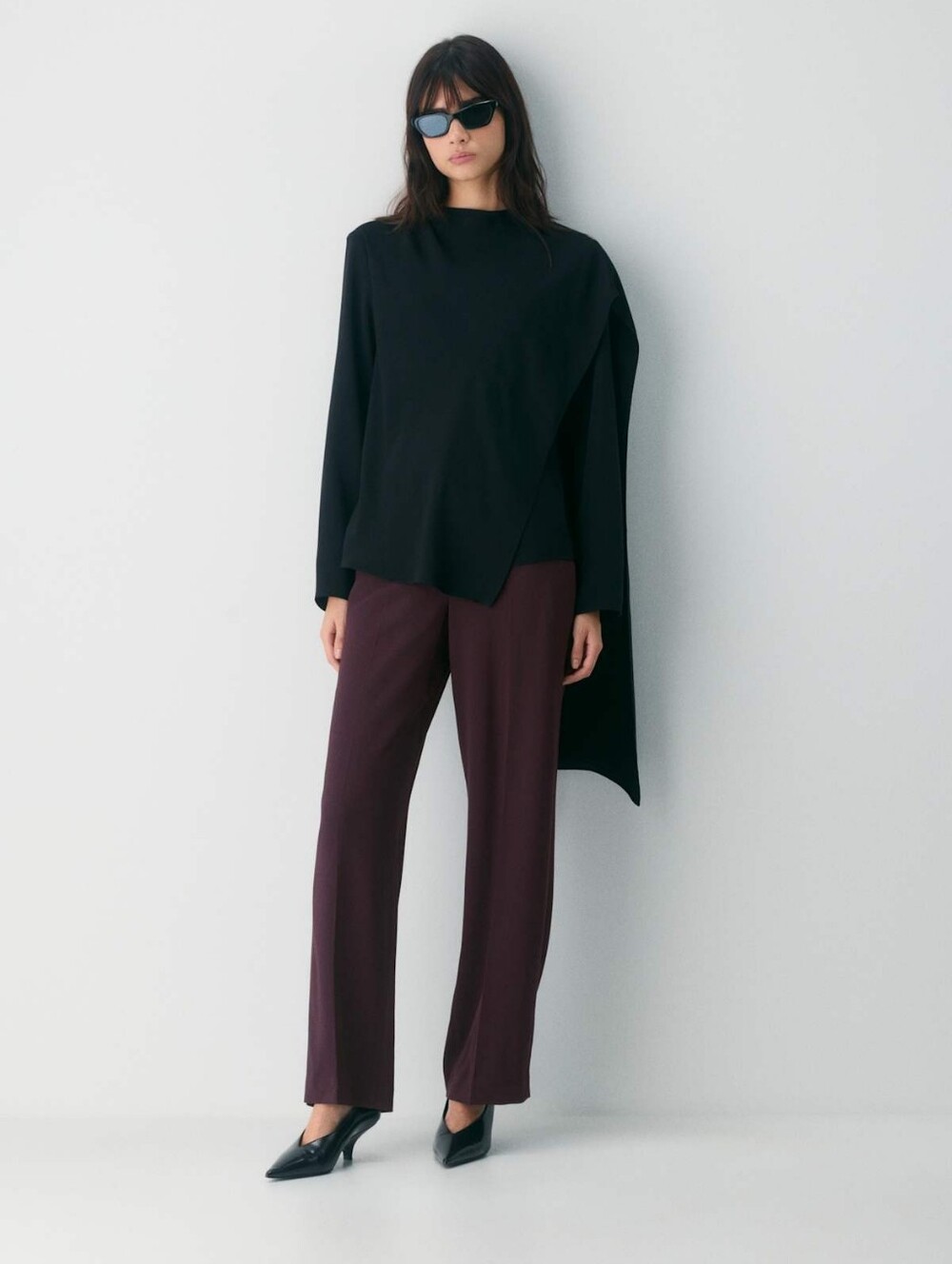 Aritzia New Agency Pant Mirror Crepe – Noble | Size 2 Regular